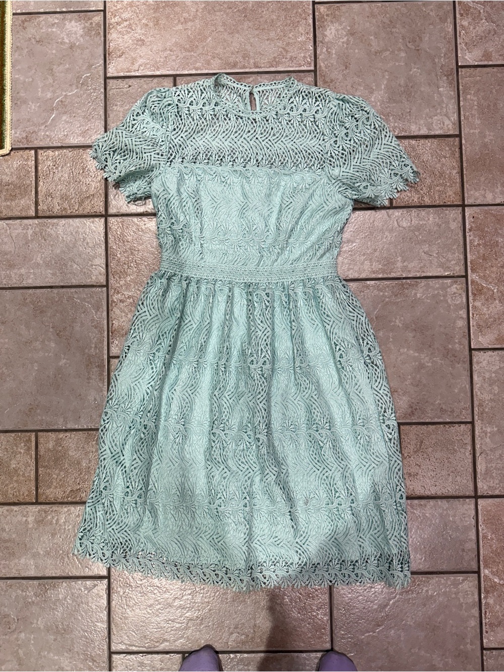 Antonio Melani mint lace dress